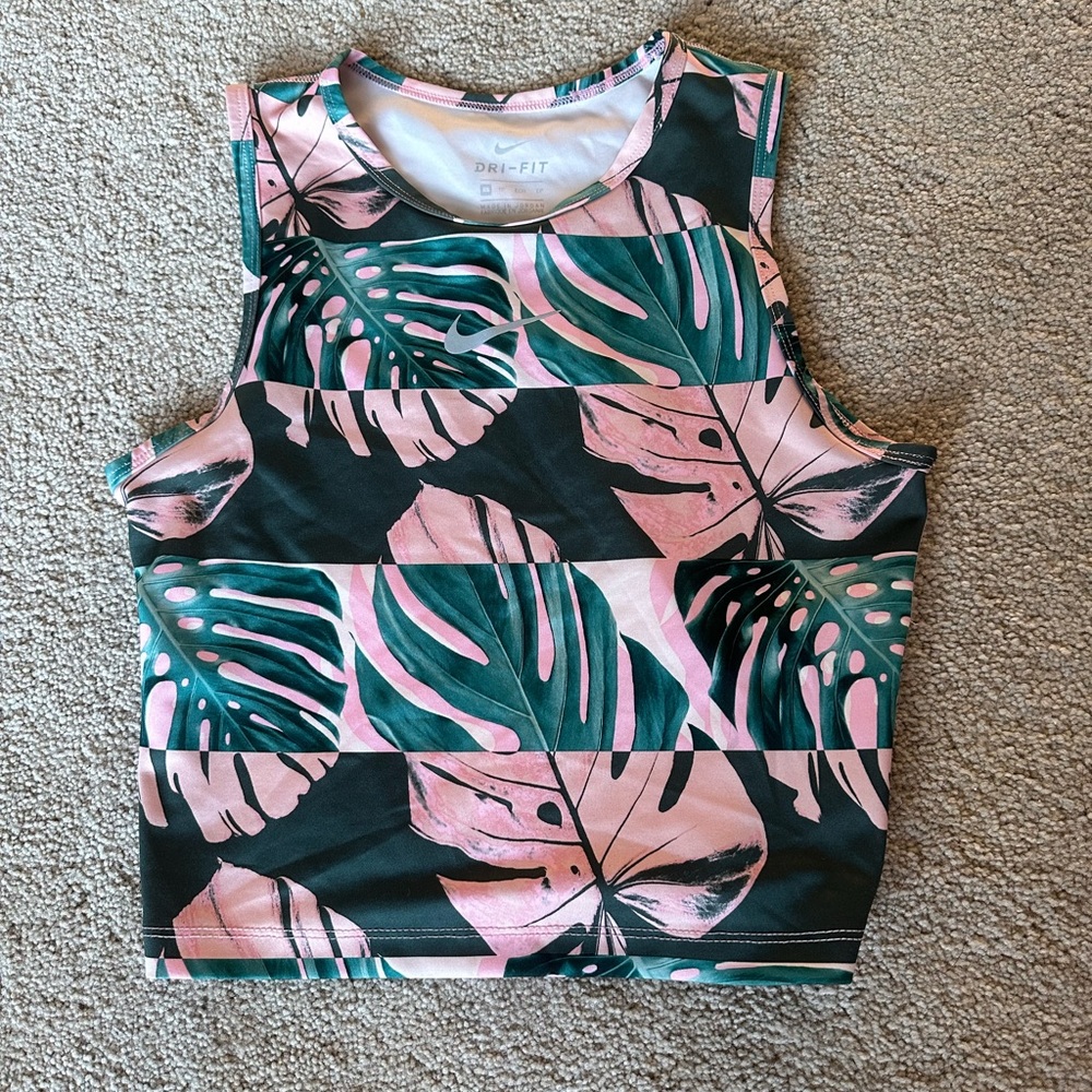 Nike Floral Women’s Cropped Tank Top